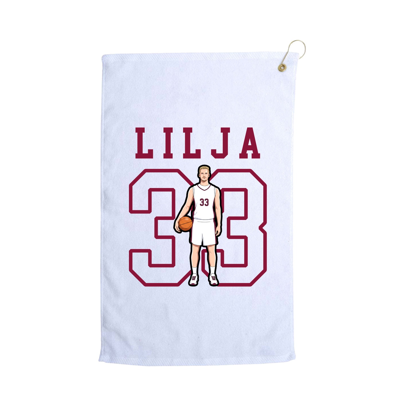 Golf Towel — Shirsey in White
