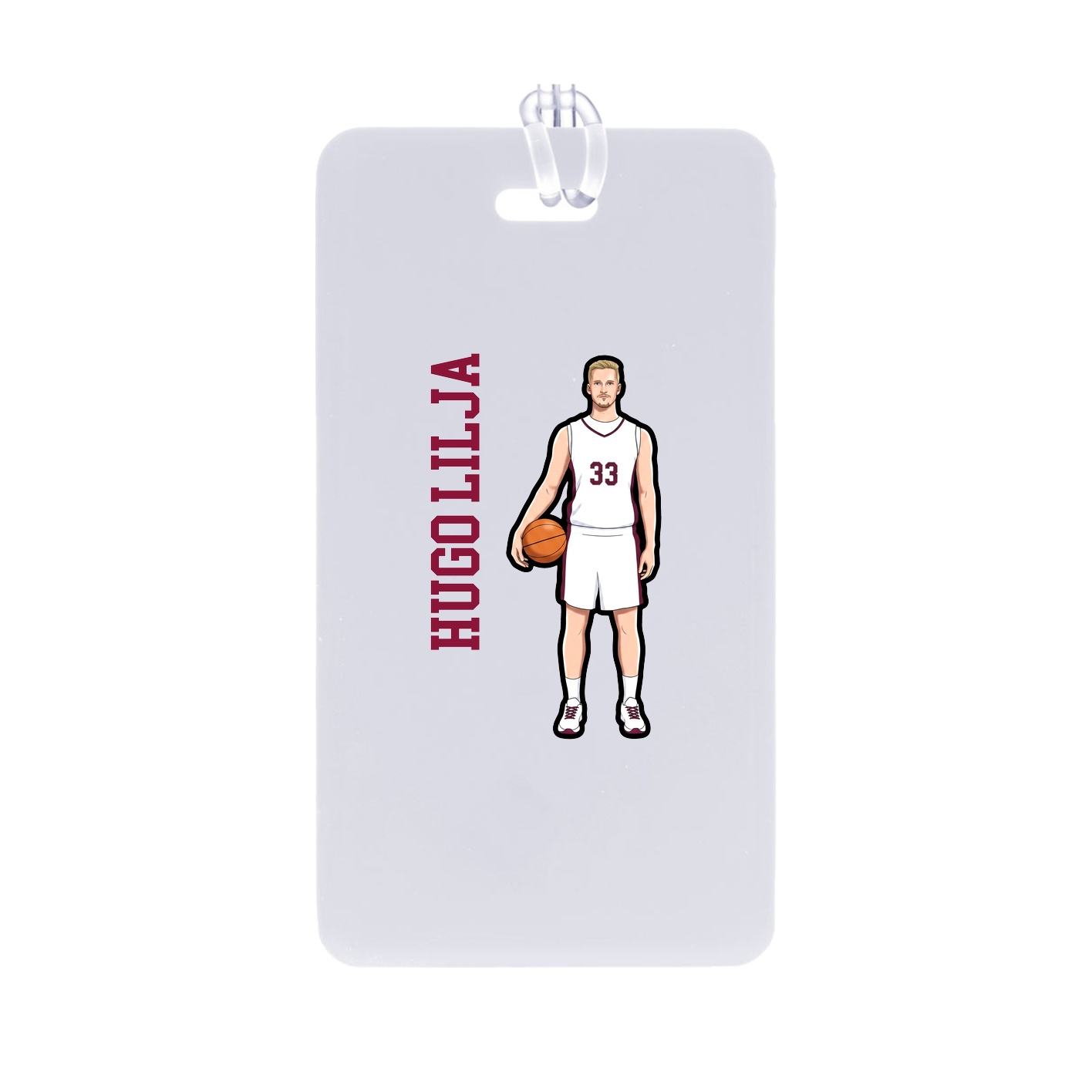 Bag Tag — Name Vertical in Classic