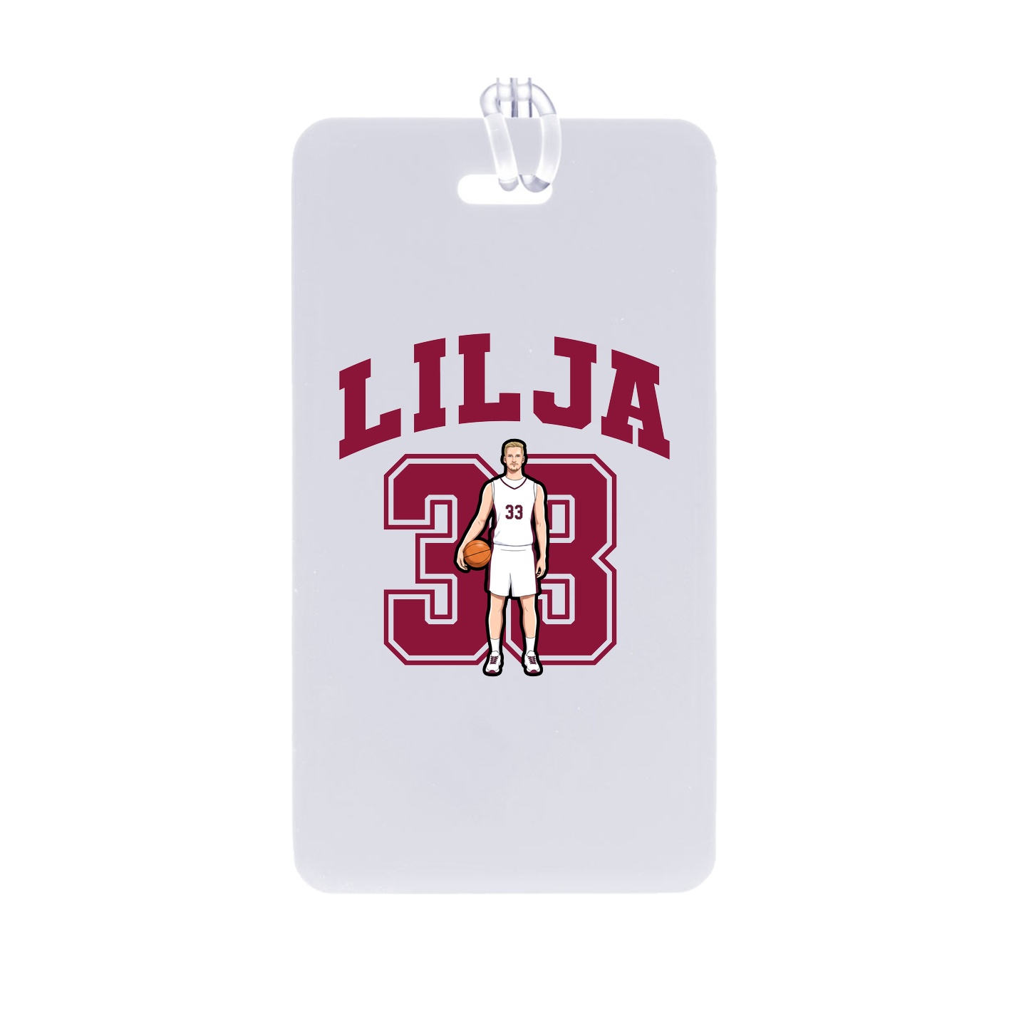 Bag Tag — Number in Classic
