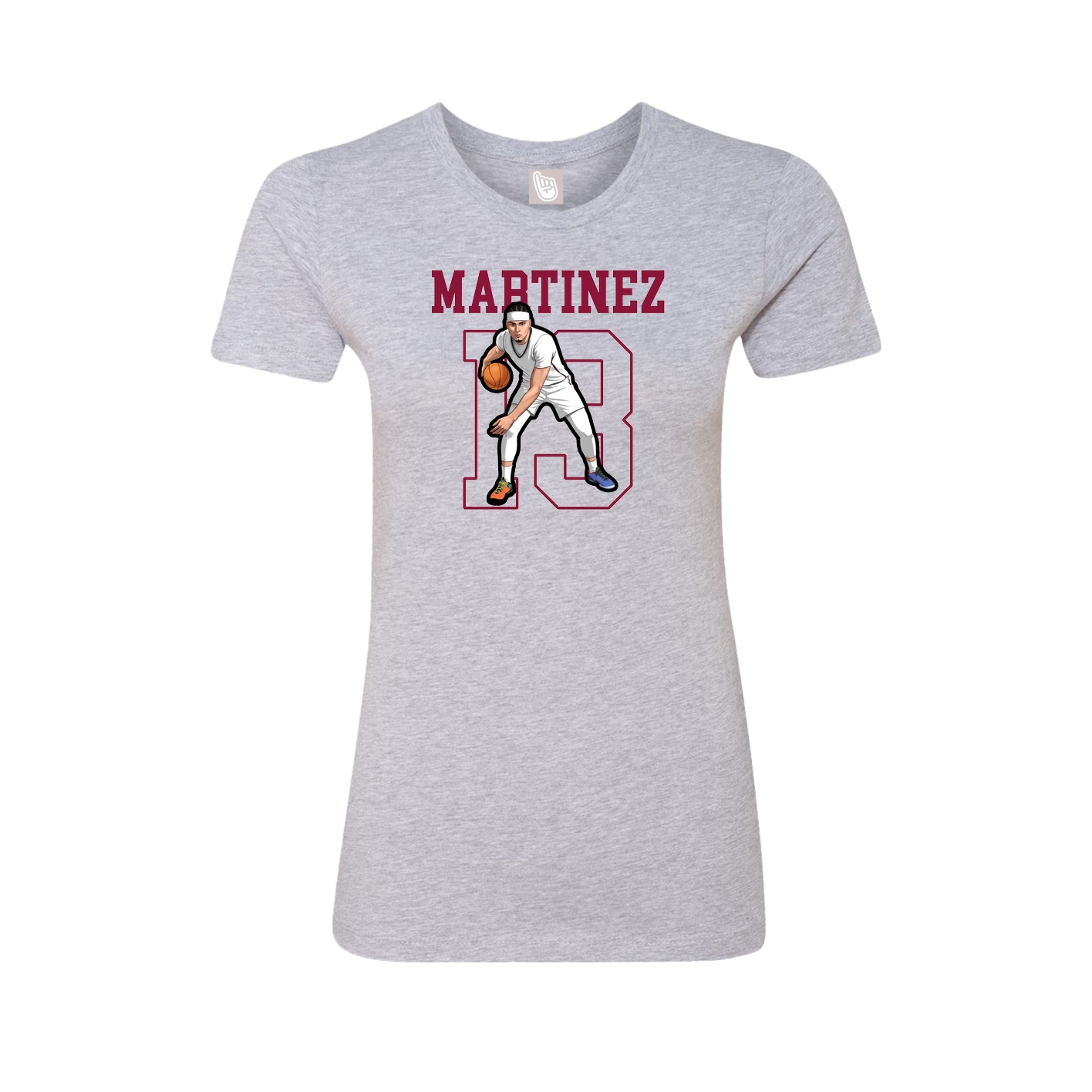 Fitted Women's Tee — Shirsey in Grey