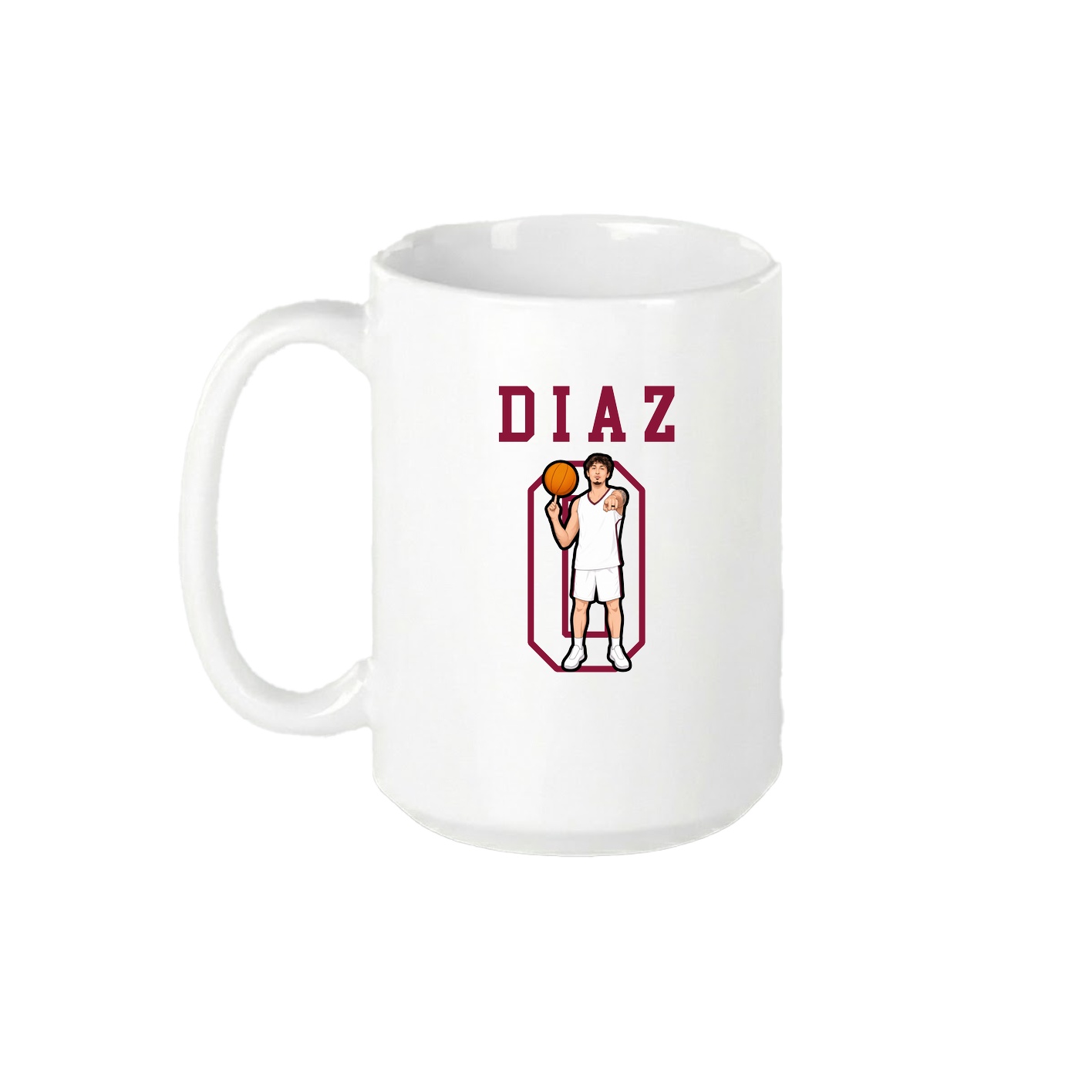 15oz Coffee Mug — Shirsey in White