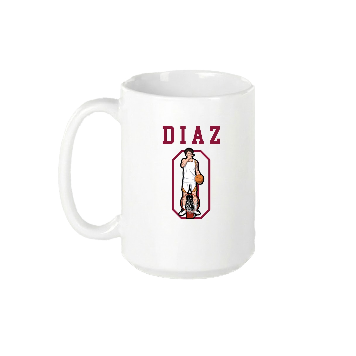 15oz Coffee Mug — Shirsey in White