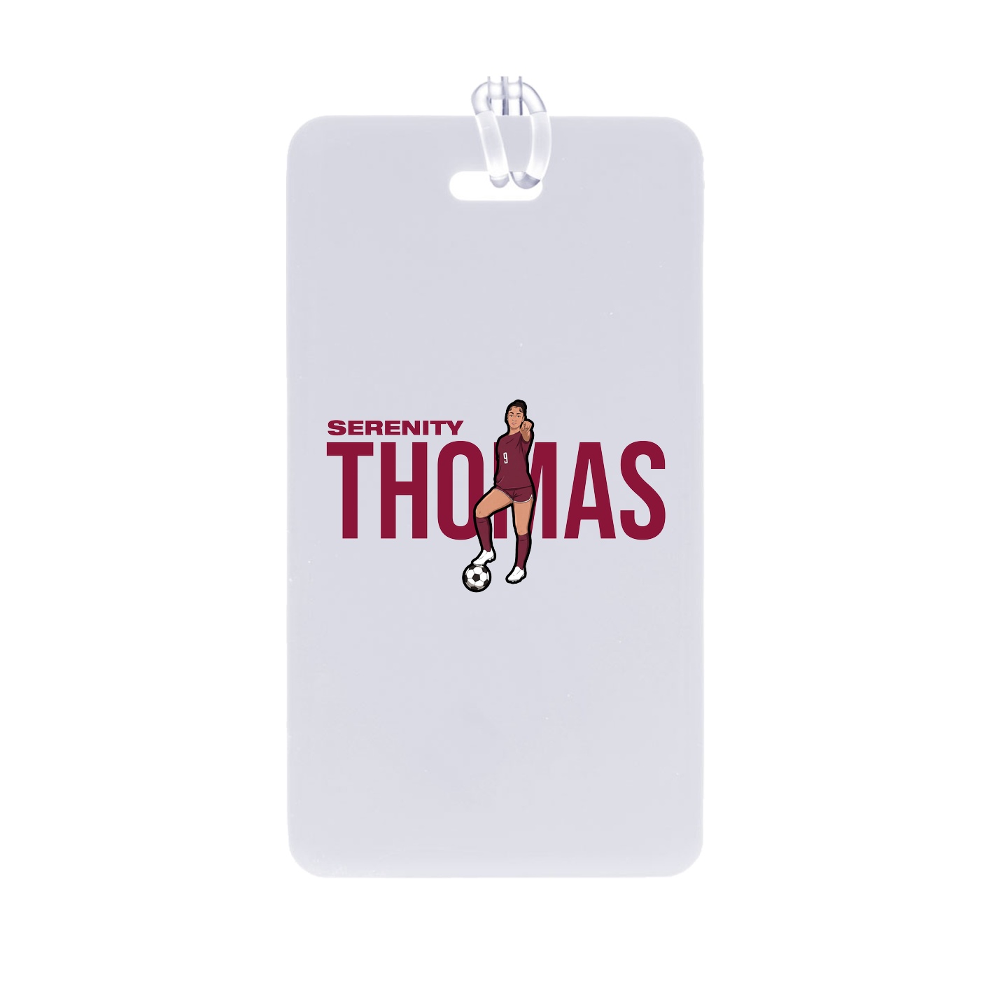 Bag Tag — Player Name in Classic