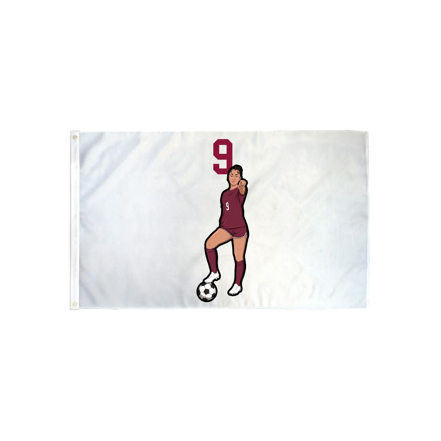 3x5 Flag — Number Top in Classic