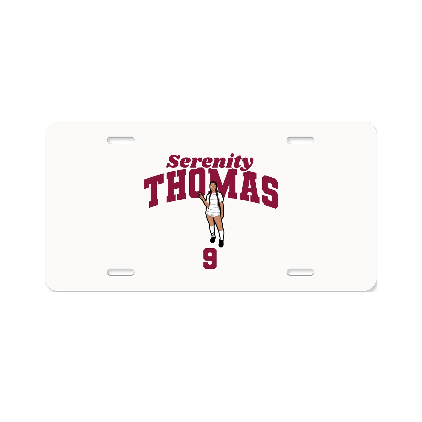 License Plate — Signature Arch in Classic