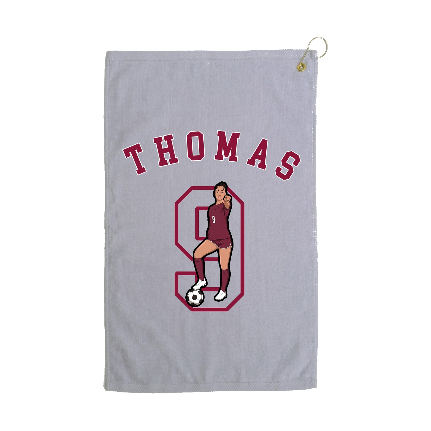 Golf Towel — Shirsey Arch in Grey