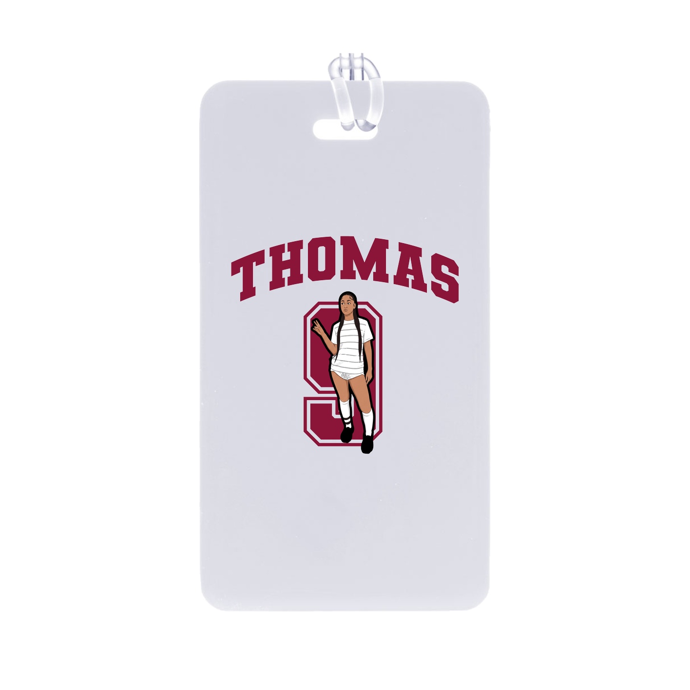 Bag Tag — Number in Classic