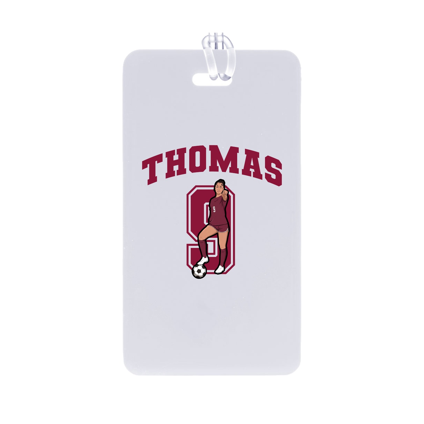 Bag Tag — Number in Classic