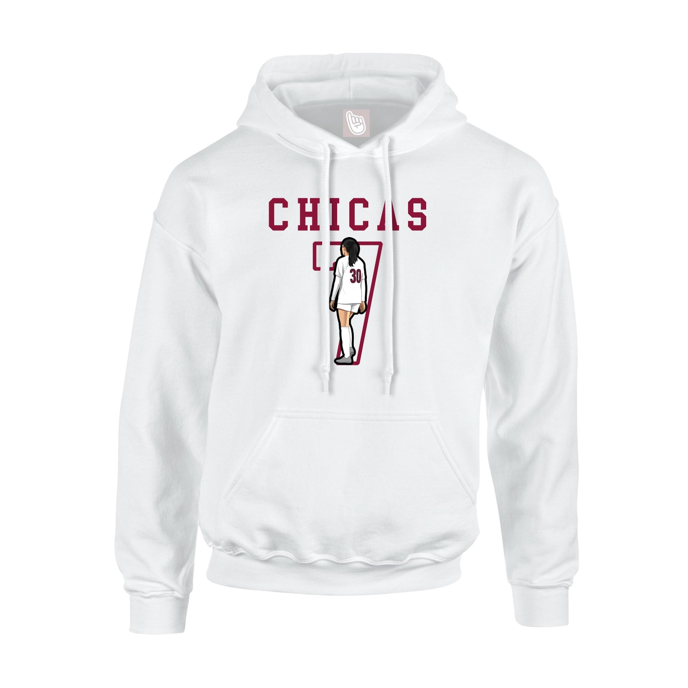 Hoodie — Shirsey in White