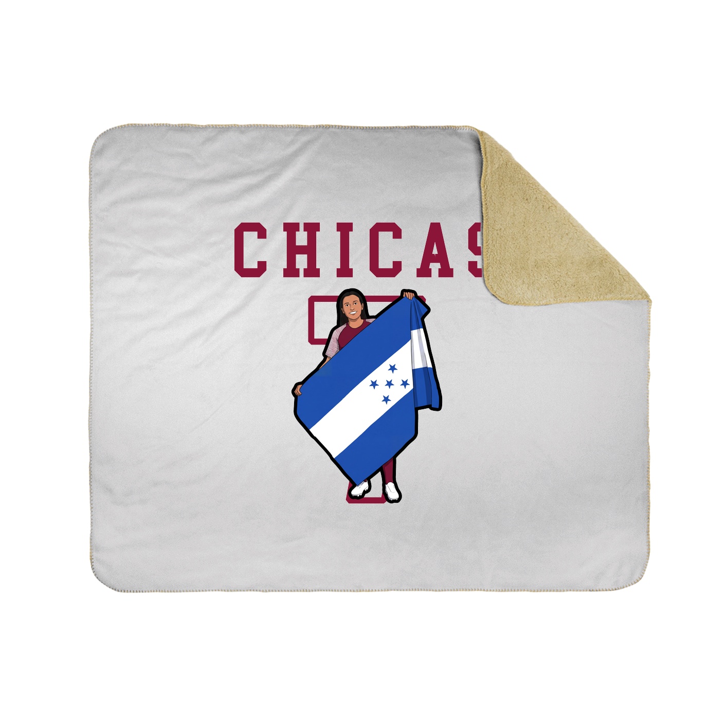 Throw Blanket — Shirsey in White