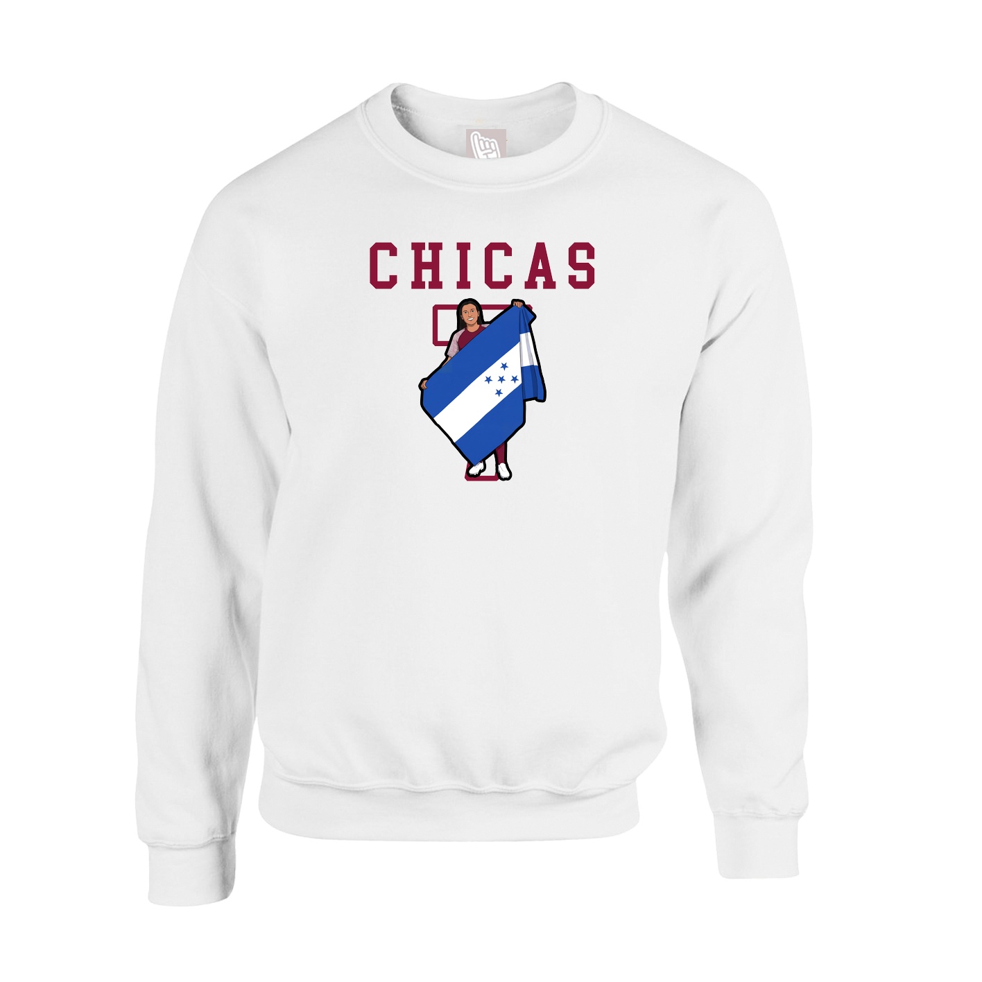 Fleece Crew — Shirsey in White