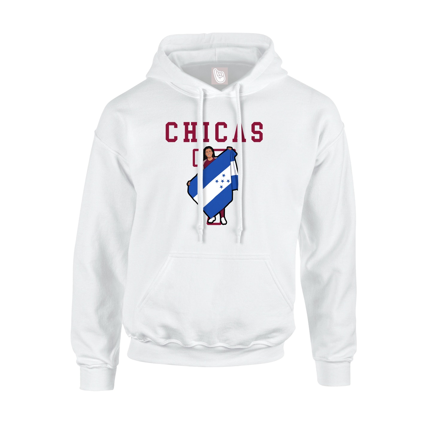 Youth Hoodie — Shirsey in White