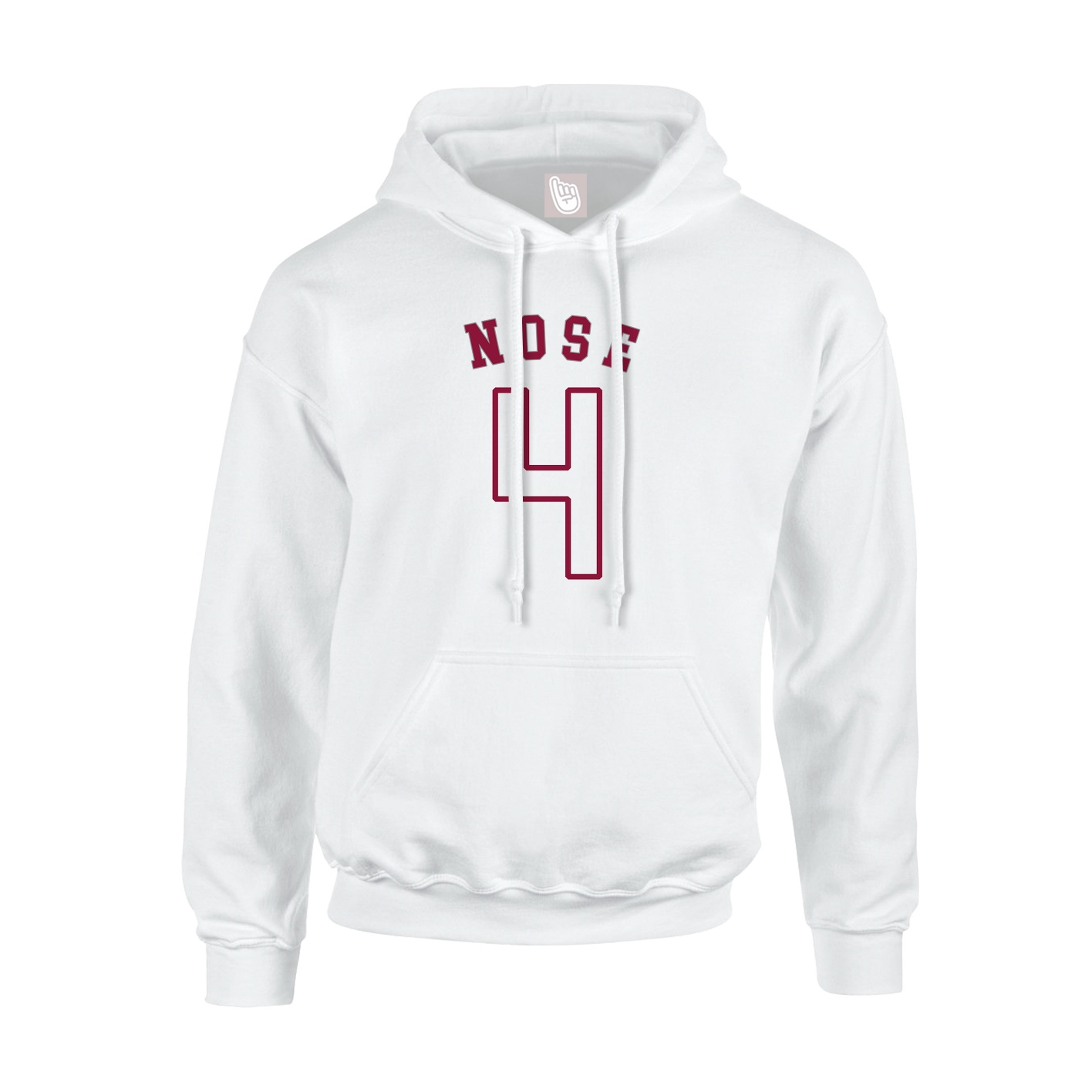 Youth Hoodie — Shirsey Arch in White