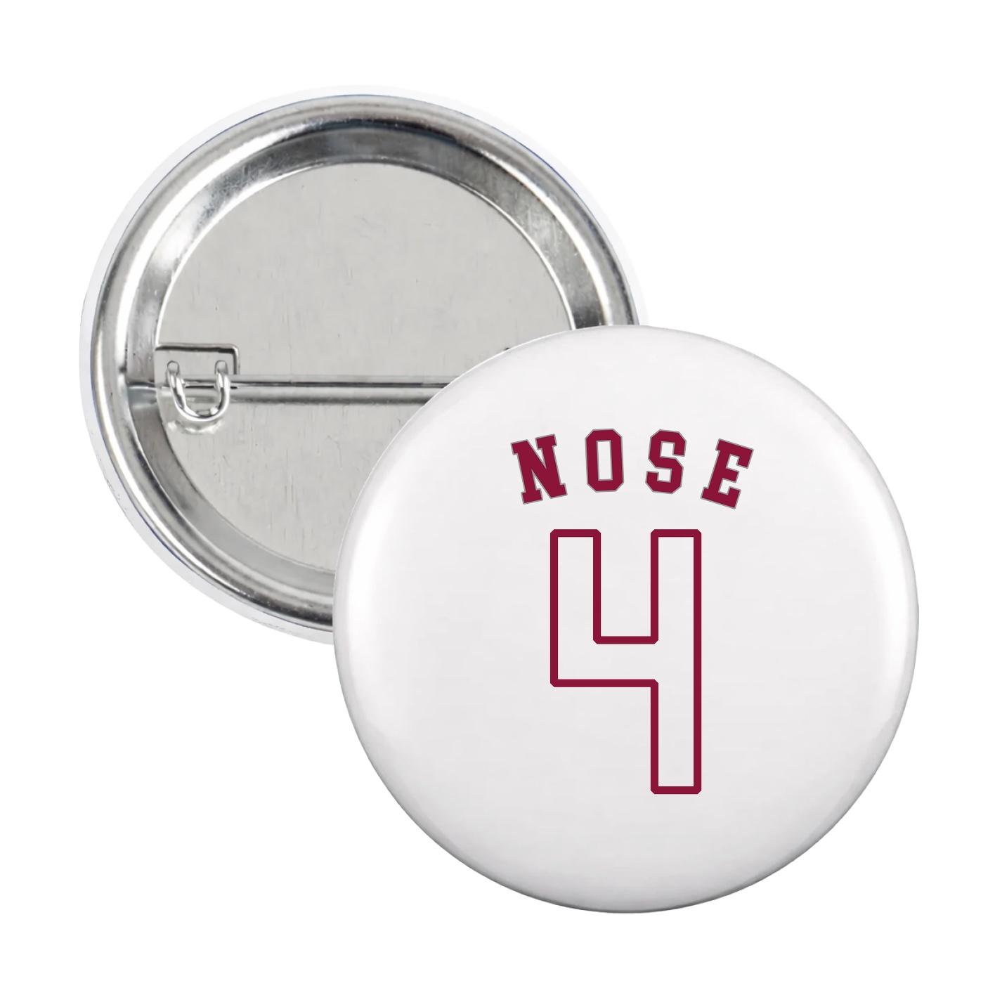 Game Day Button — Shirsey Arch in White