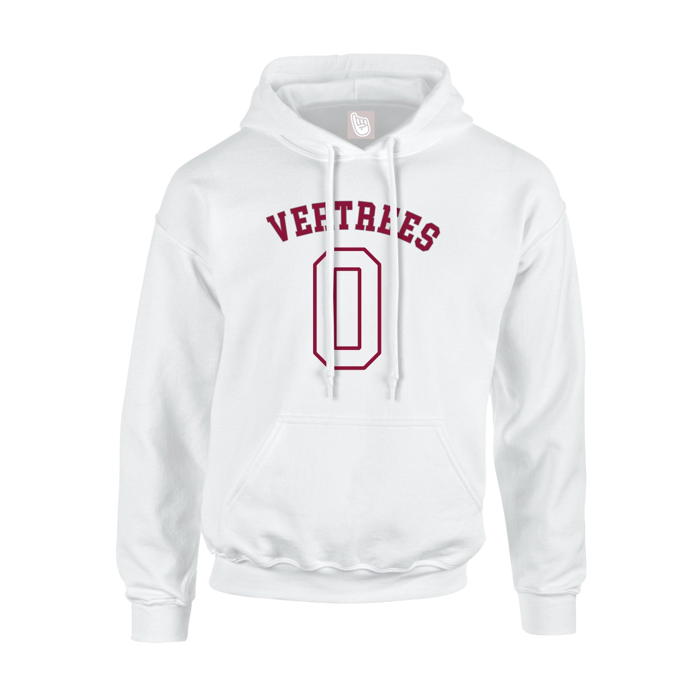 Youth Hoodie — Shirsey Arch in White