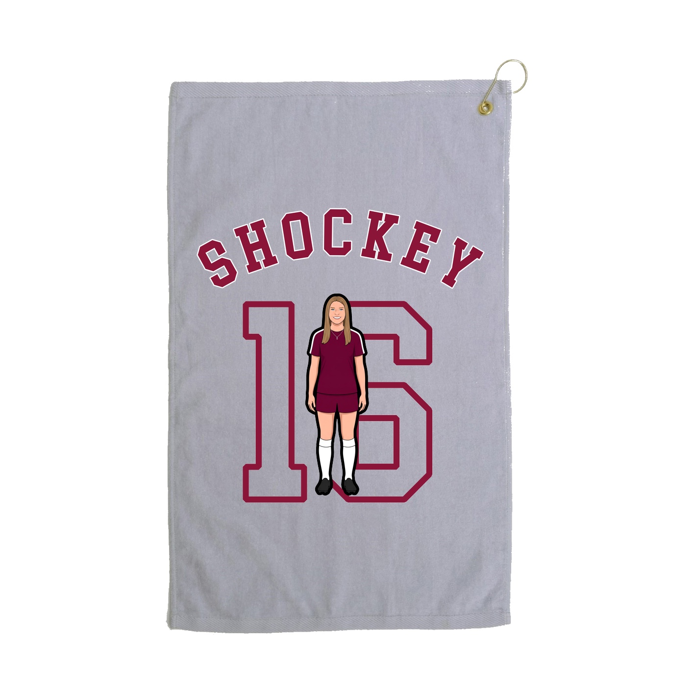 Golf Towel — Shirsey Arch in Grey
