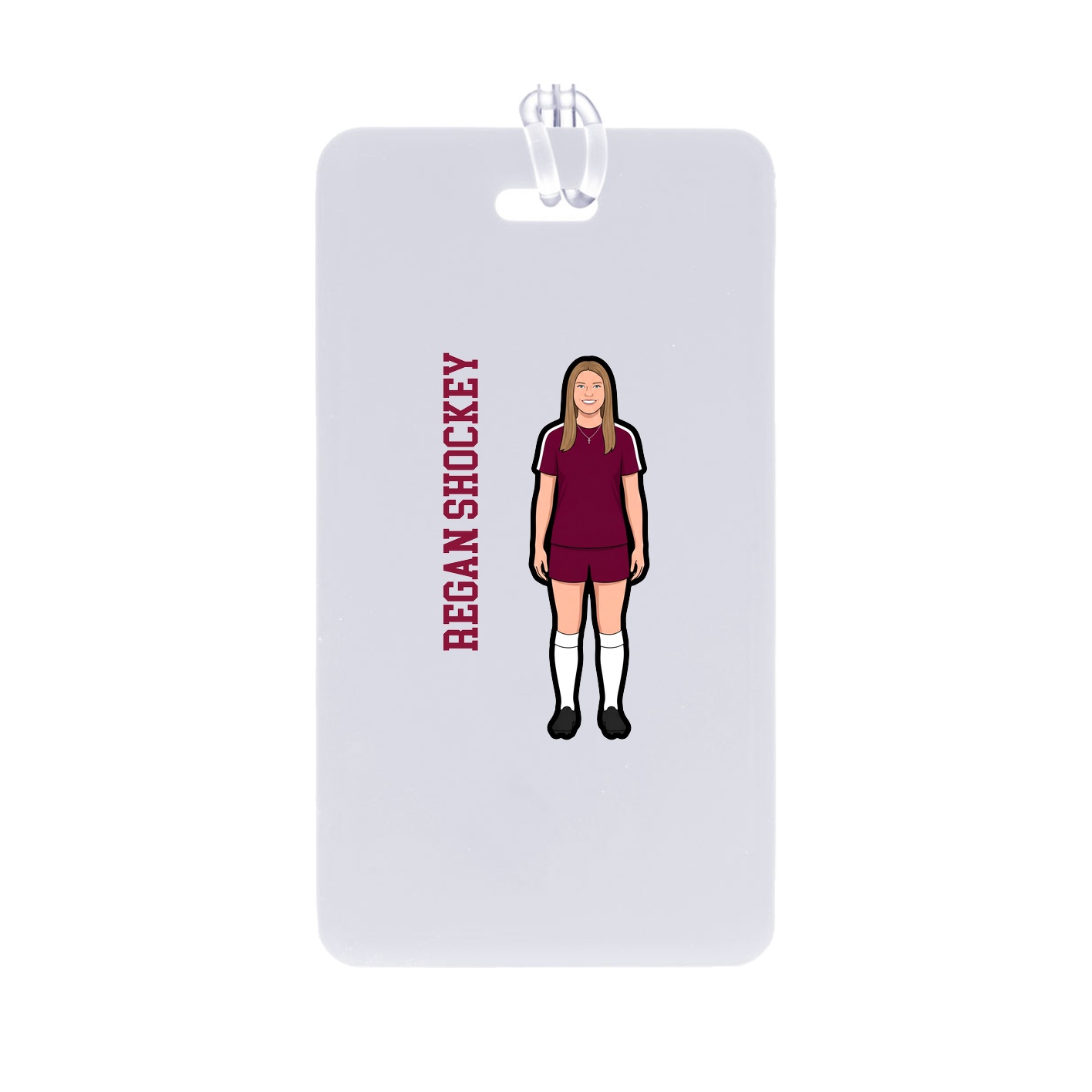 Bag Tag — Name Vertical in Classic