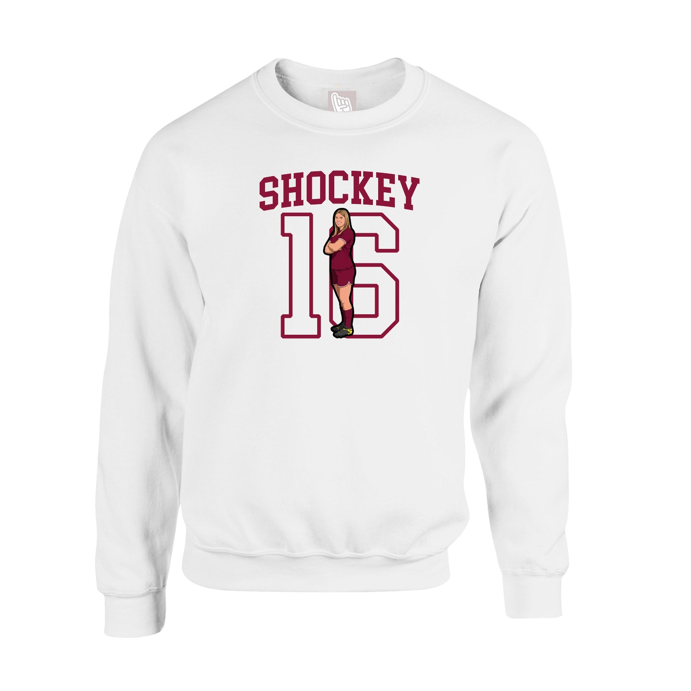 Fleece Crew — Shirsey in White