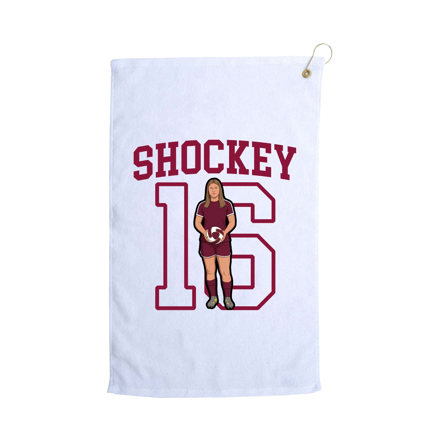 Golf Towel — Shirsey in White