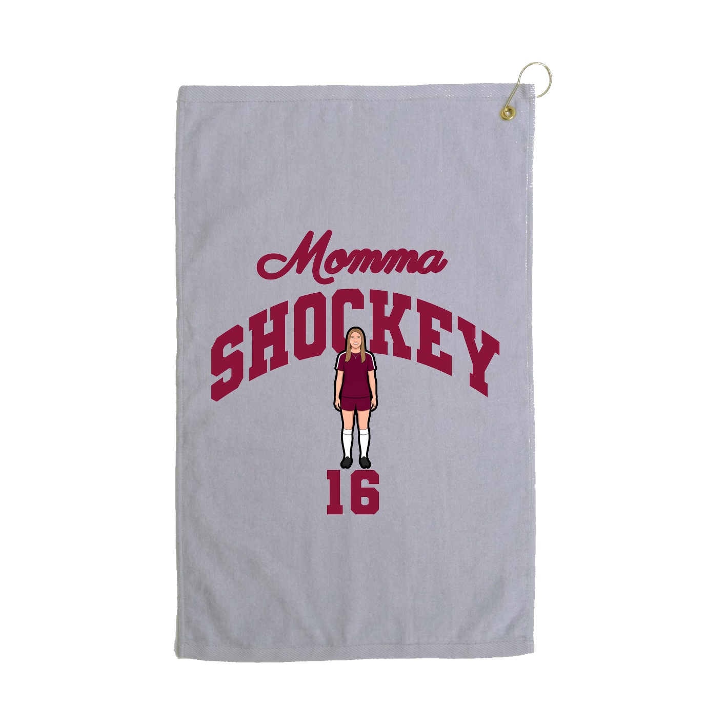Golf Towel — Mothers Day Arch in Grey