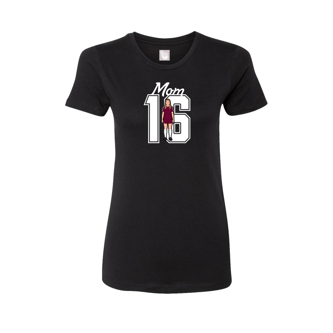 Womens Tee — Mothers Day Shirsey in Black