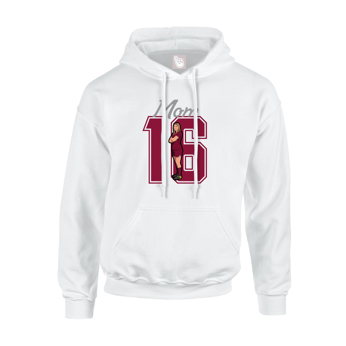 Youth Hoodie — Mothers Day Shirsey in White
