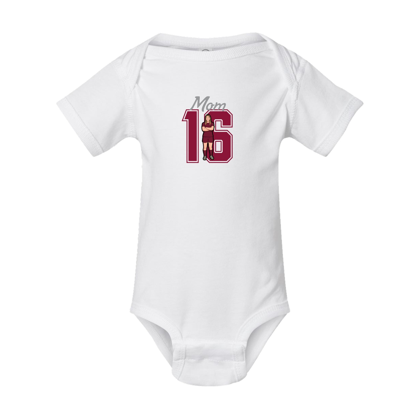 Baby Onesie — Mothers Day Shirsey in White
