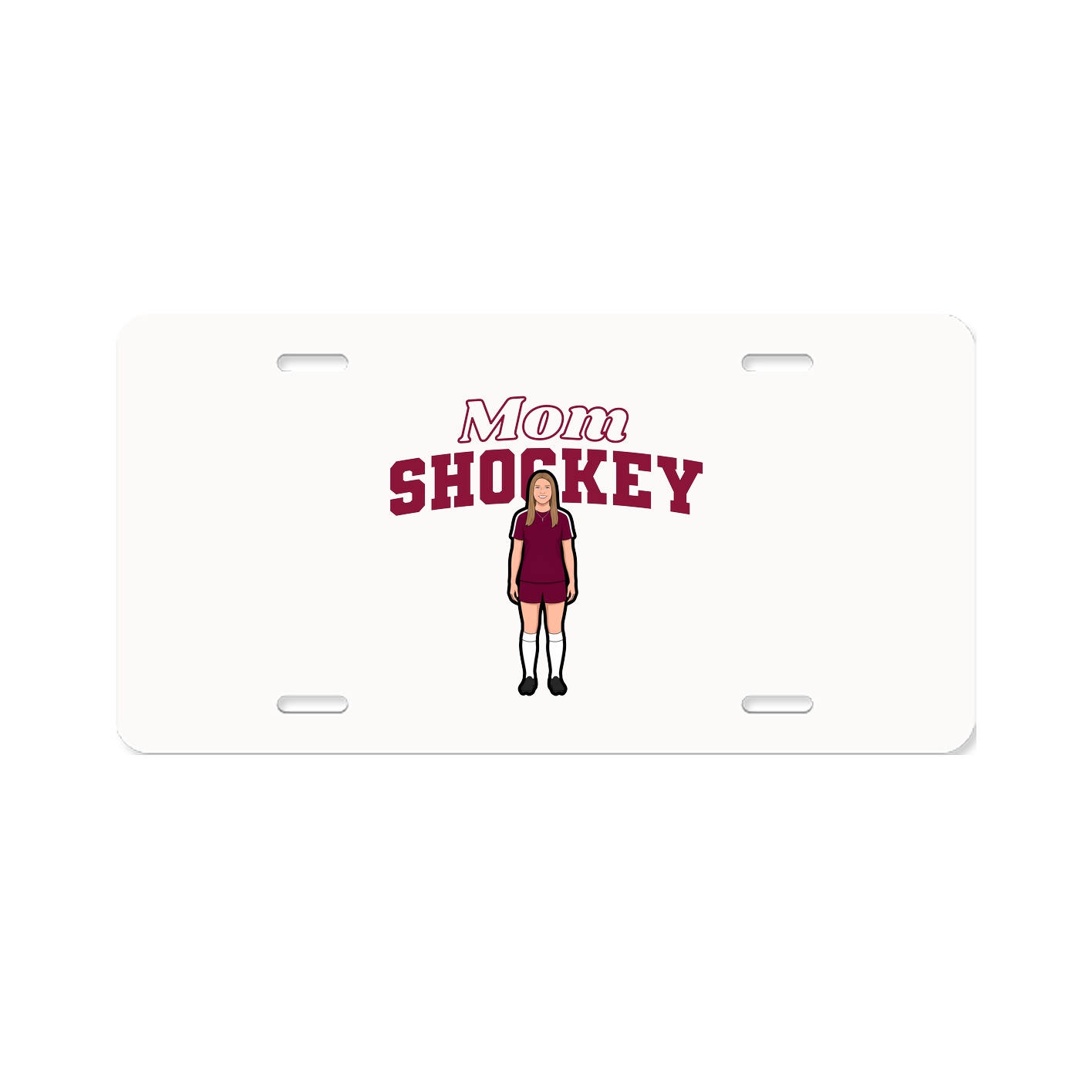 License Plate — Mothers Day Block in Classic