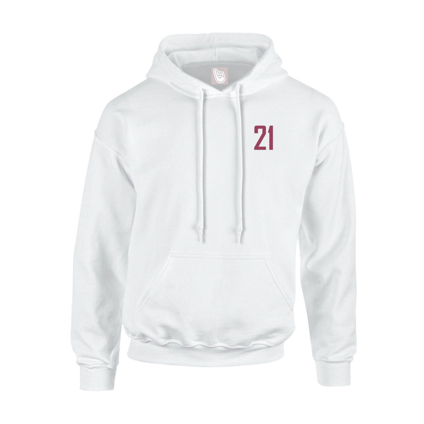 Youth Hoodie — Front Shirsy in White