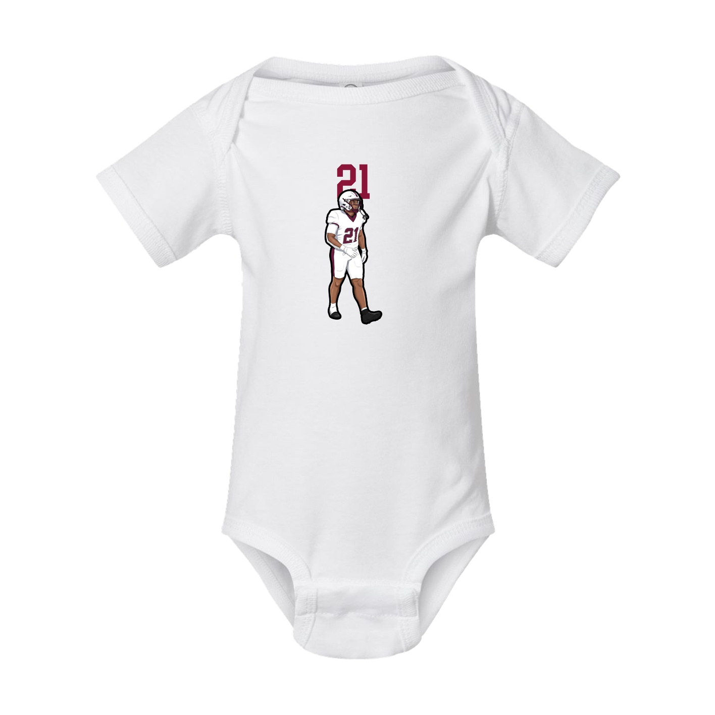 Baby Onesie — Number Top in White