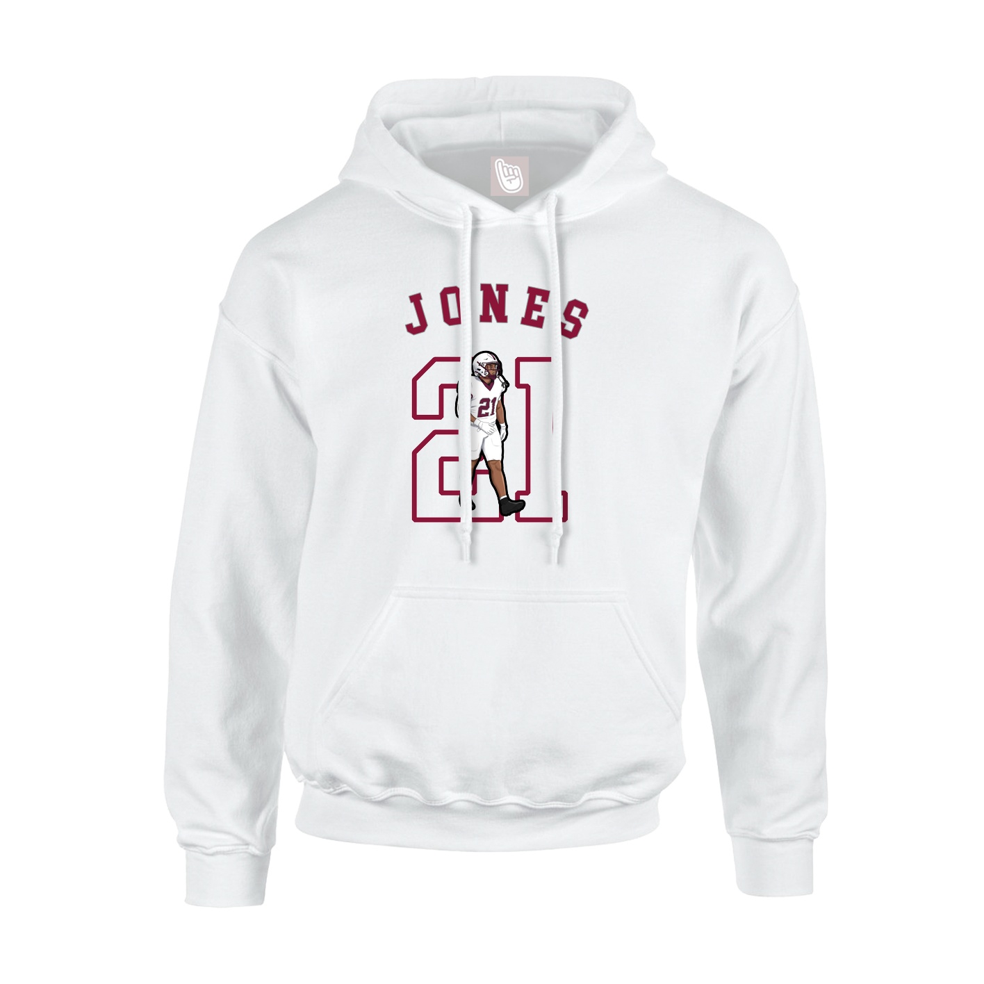 Hoodie — Shirsey Arch in White