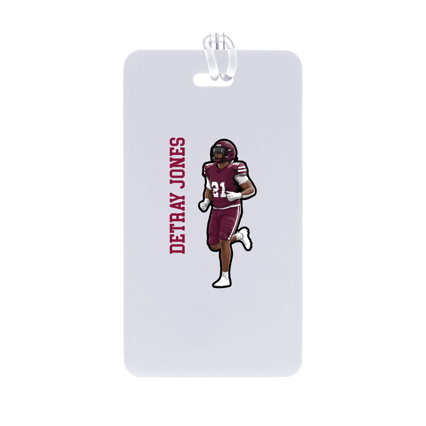 Bag Tag — Name Vertical in Classic