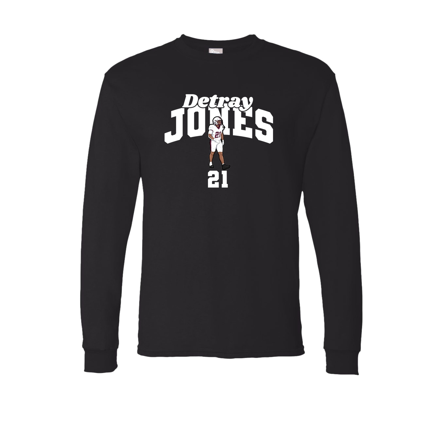 Long Sleeve Tee — Signature Arch in Black