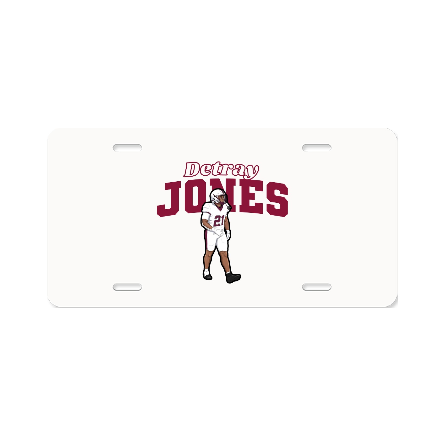 License Plate — Name Arch in Classic