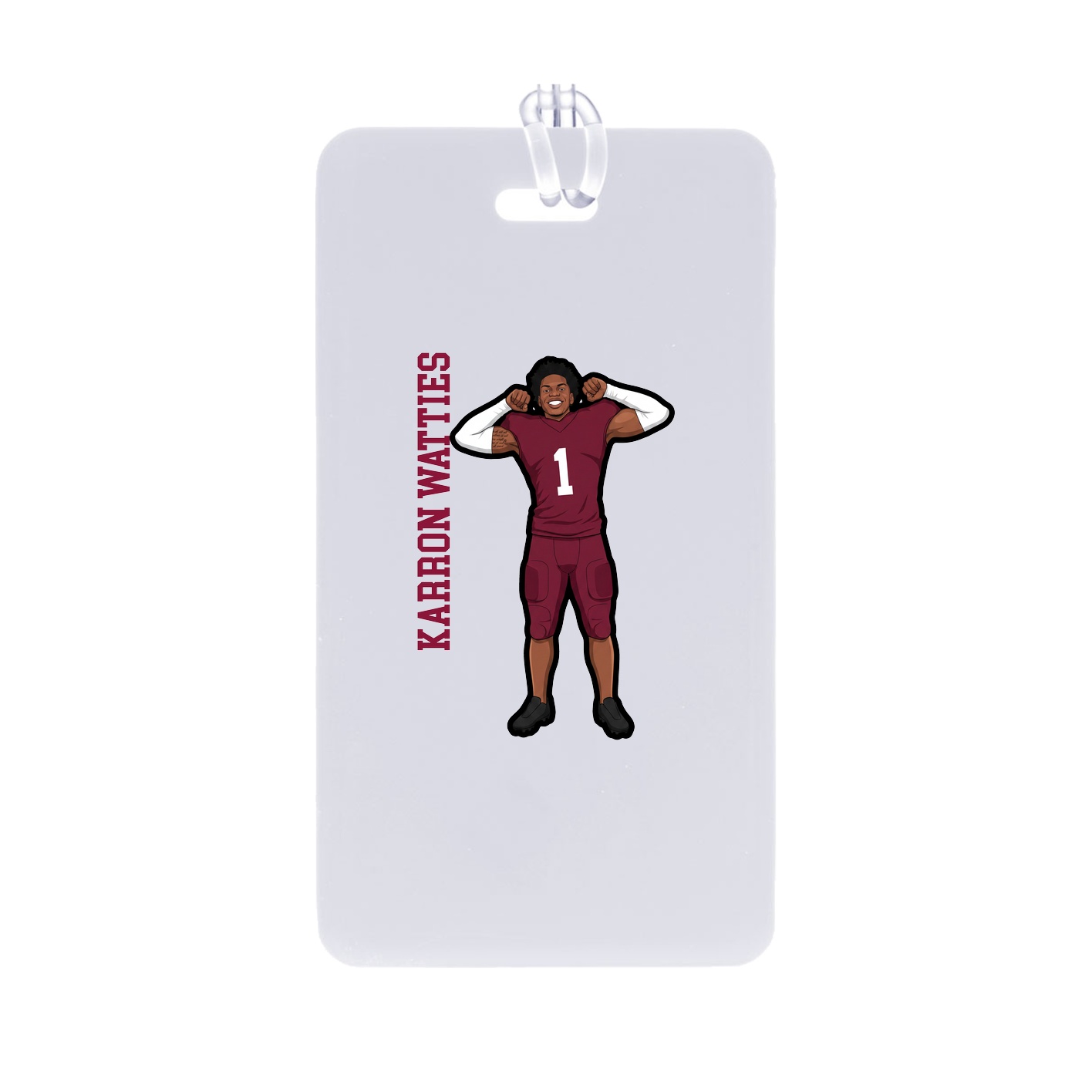 Bag Tag — Name Vertical in Classic