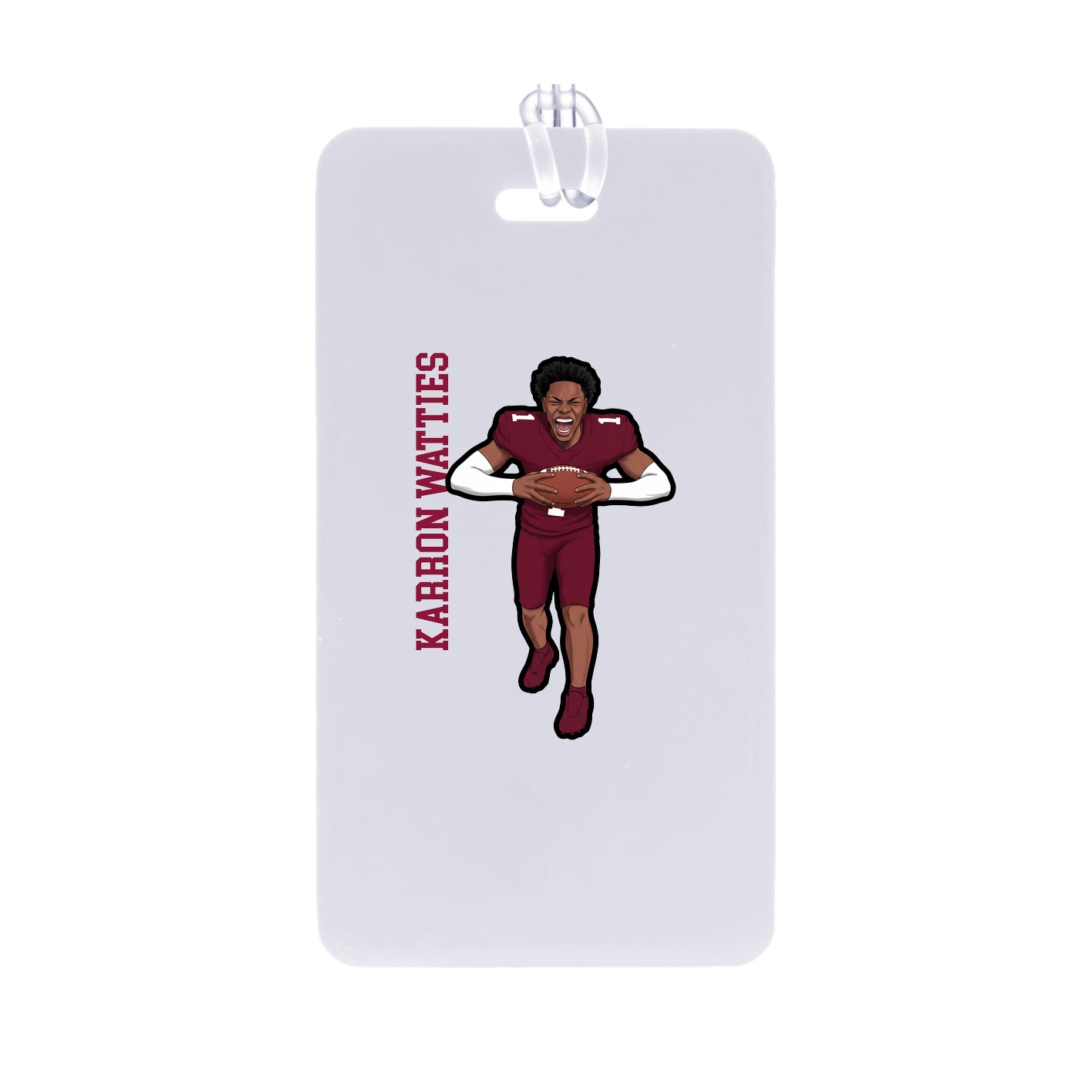Bag Tag — Name Vertical in Classic