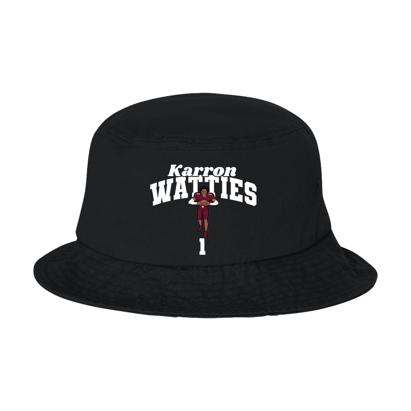 Bucket Cap — Signature Arch in Black