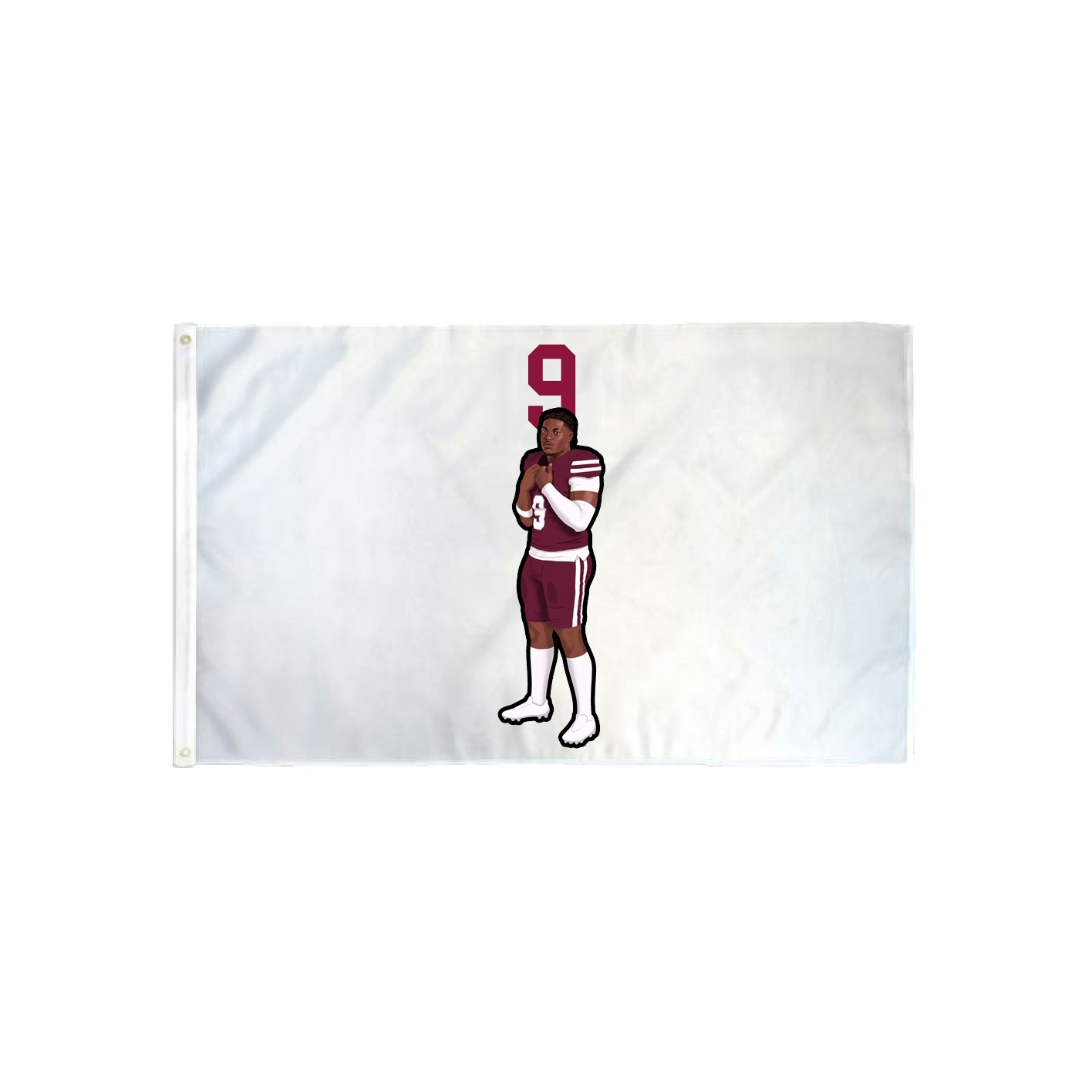 3x5 Flag — Number Top in Classic
