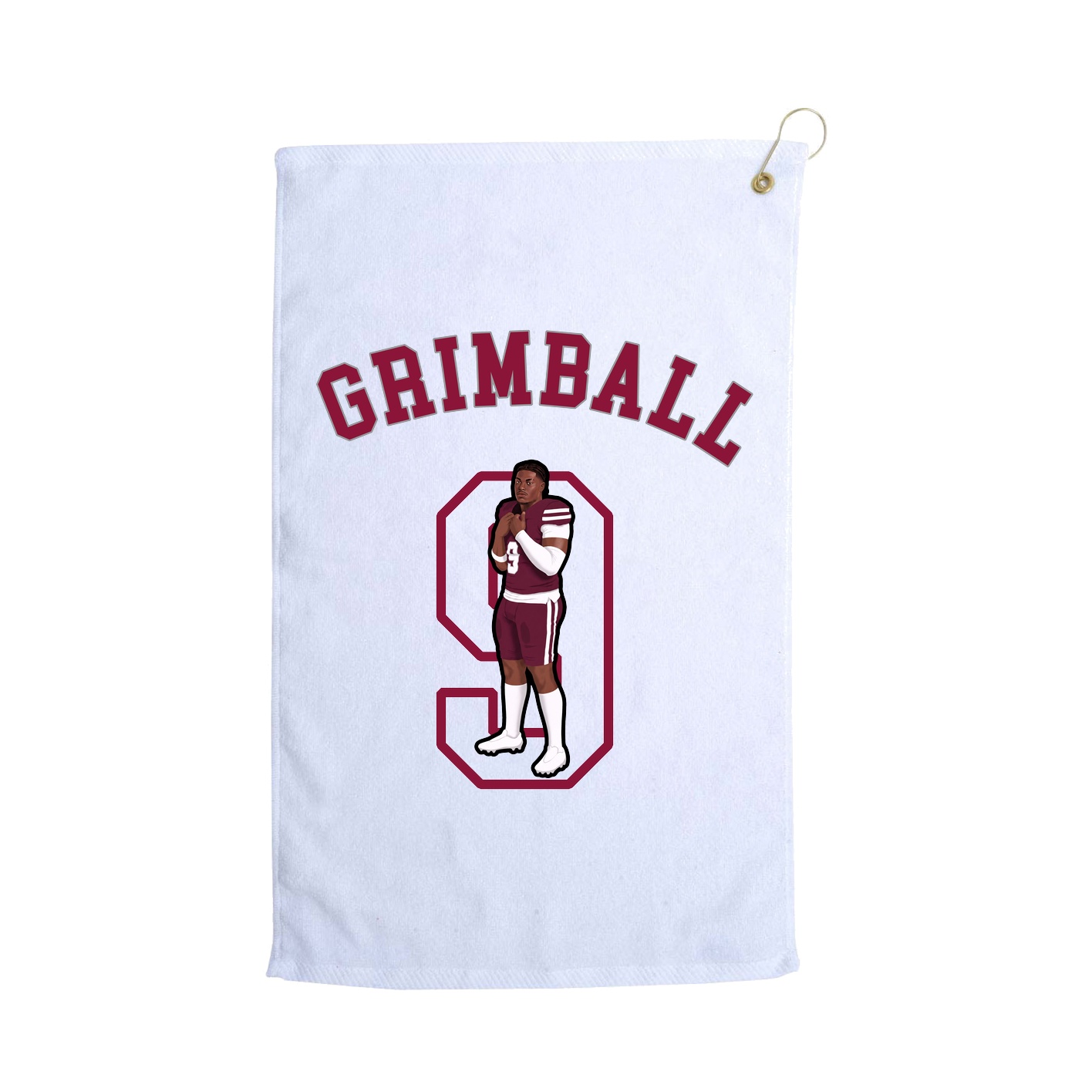 Golf Towel — Shirsey Arch in White