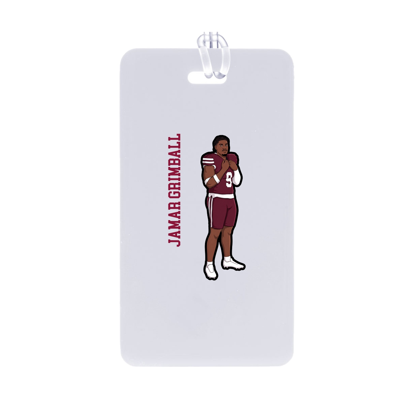 Bag Tag — Name Vertical in Classic