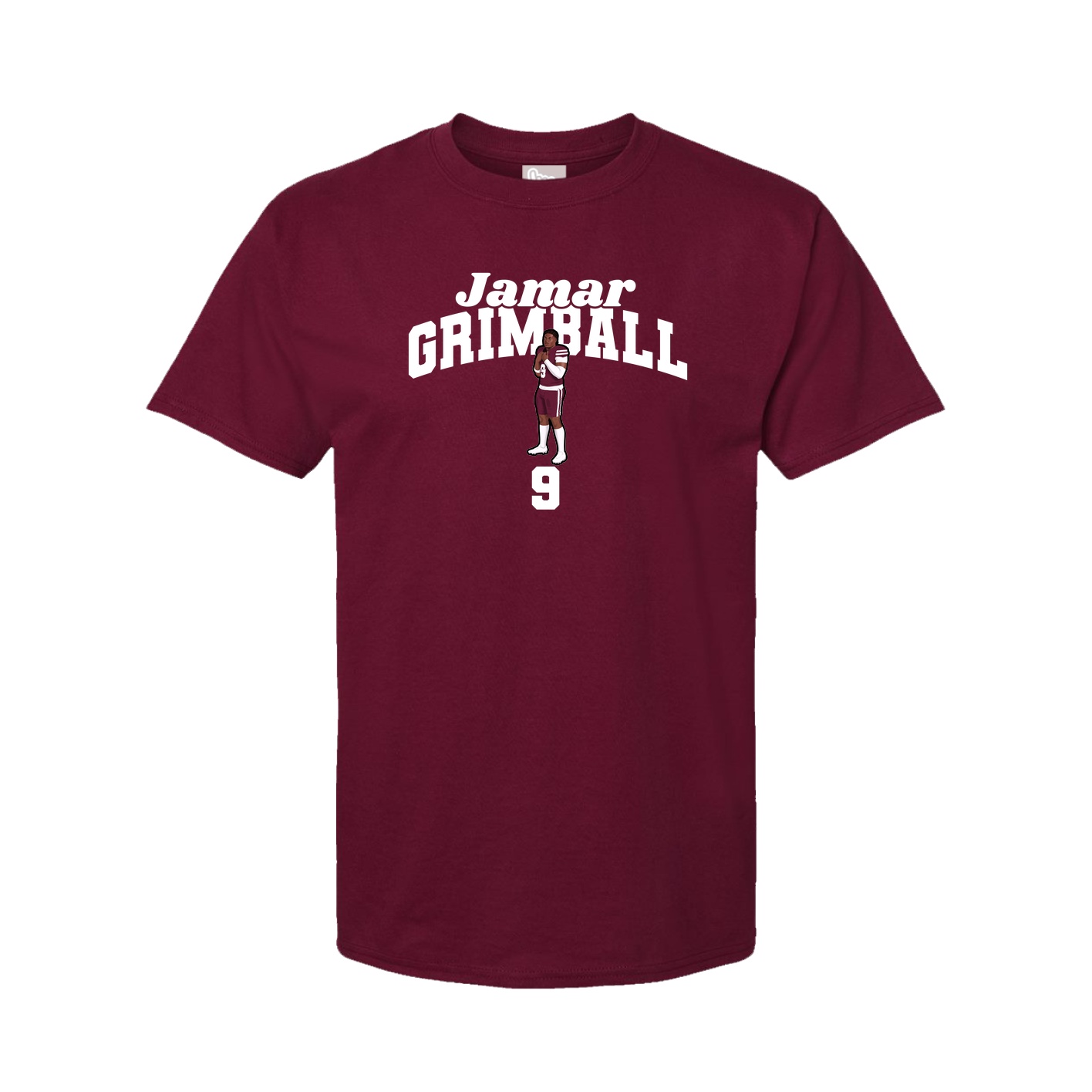 Tee — Signature Arch in Cardinal