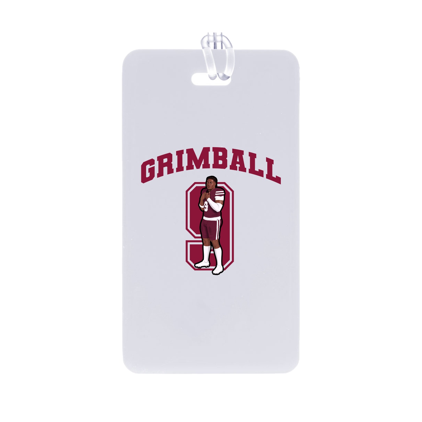 Bag Tag — Number in Classic