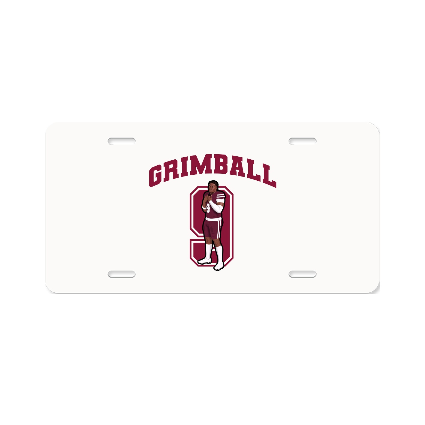 License Plate — Number in Classic