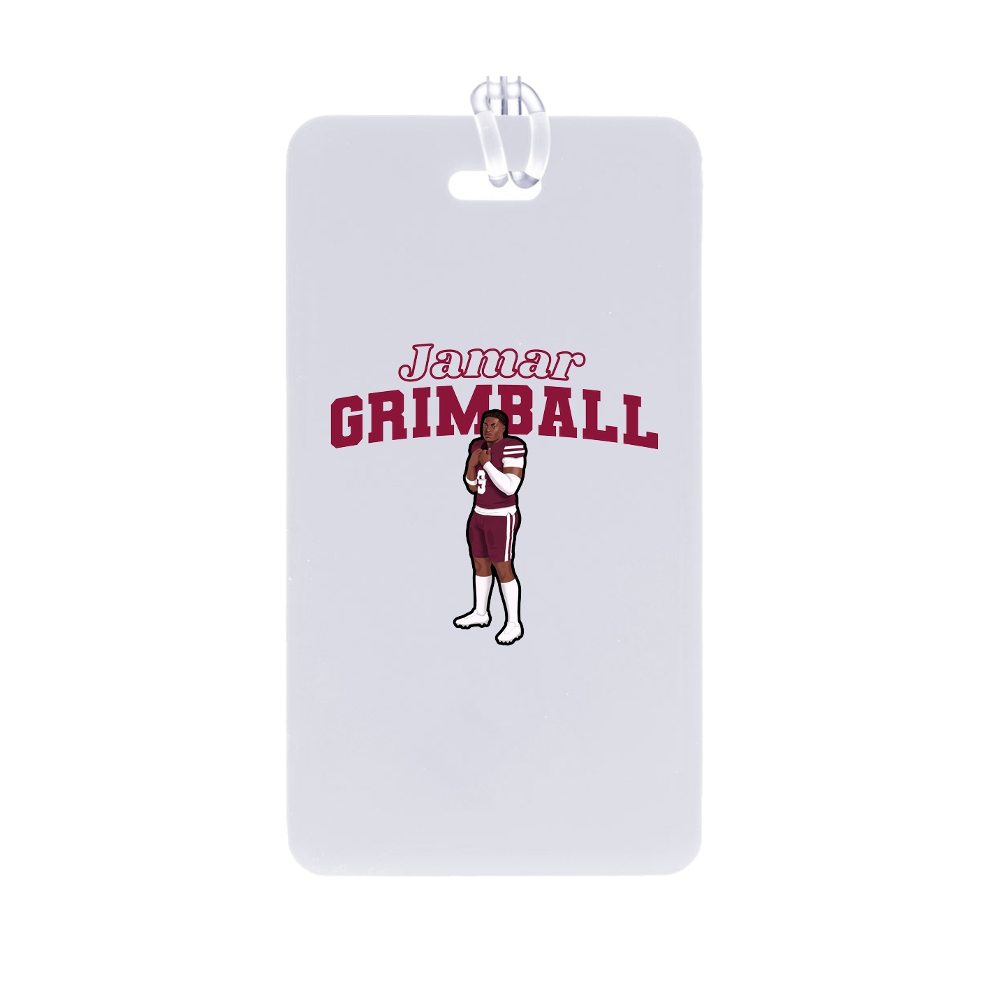 Bag Tag — Name Arch in Classic
