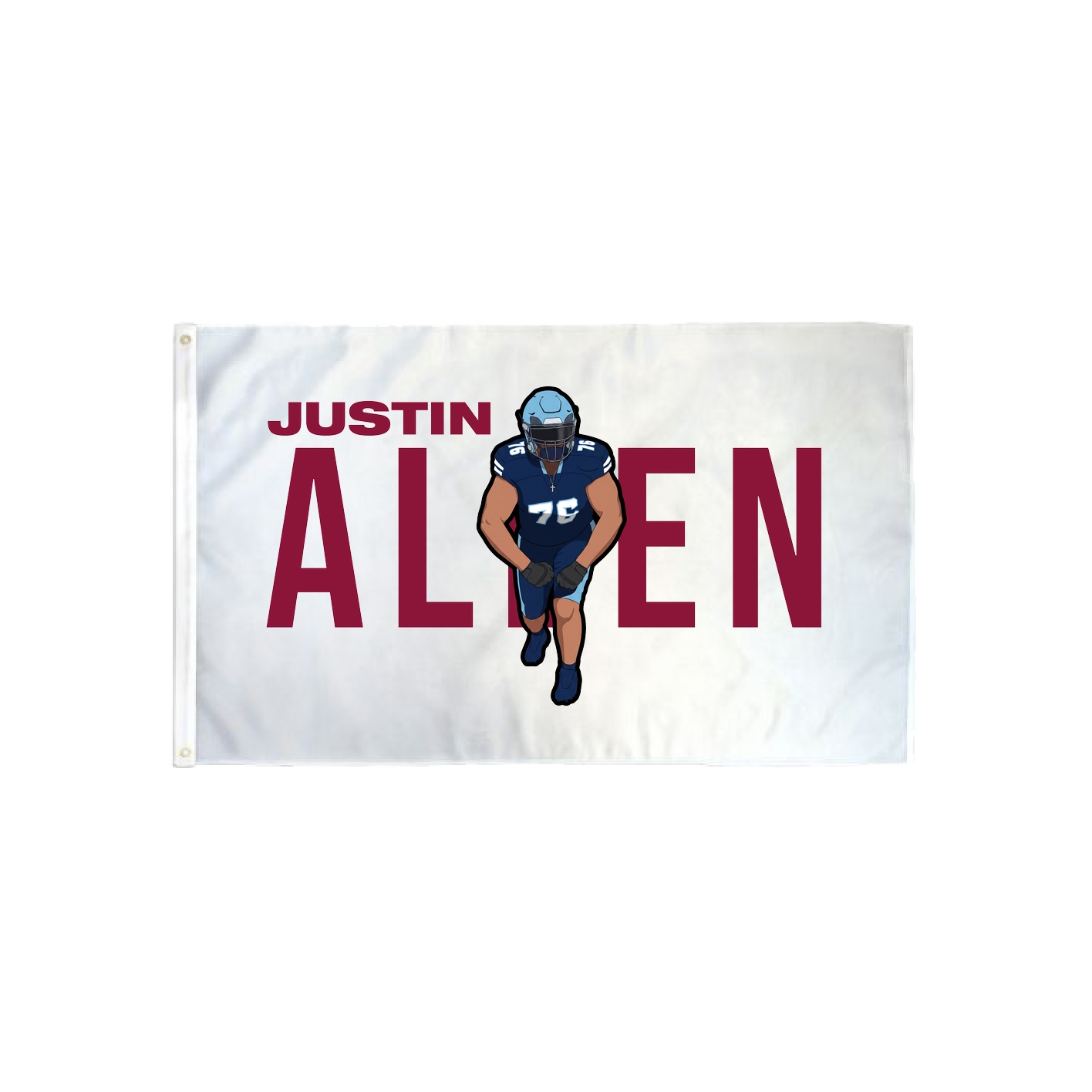 3x5 Flag — Player Name in Classic