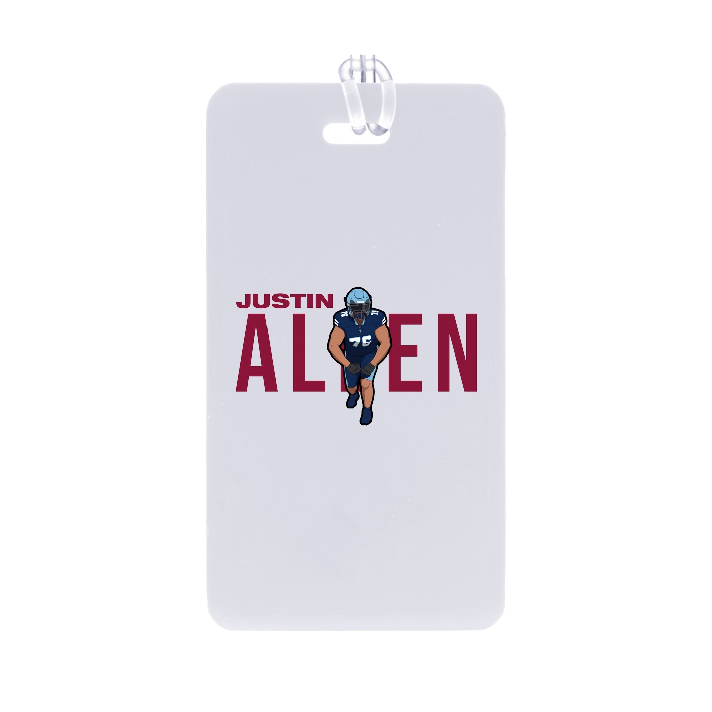 Bag Tag — Player Name in Classic