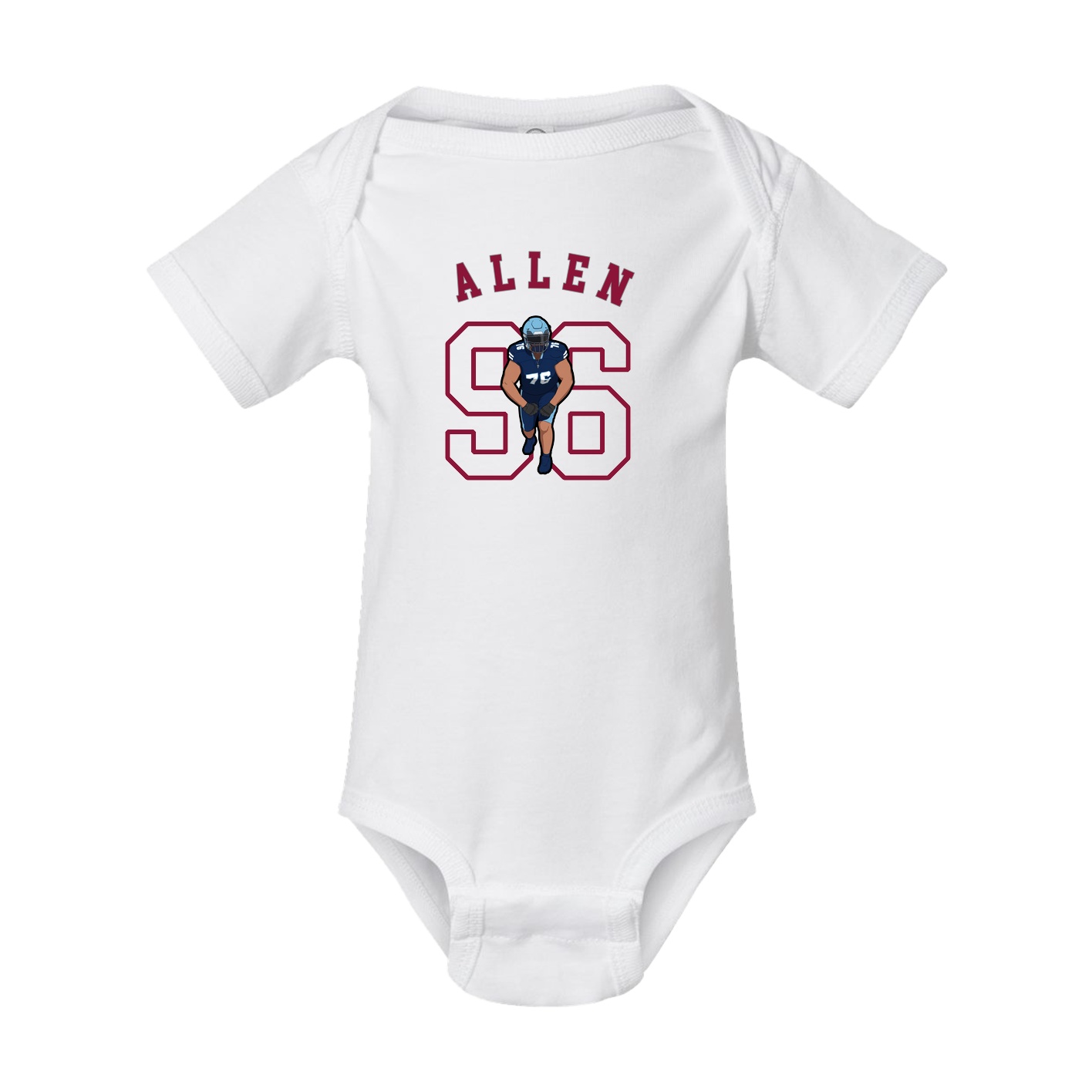 Baby Onesie — Shirsey Arch in White