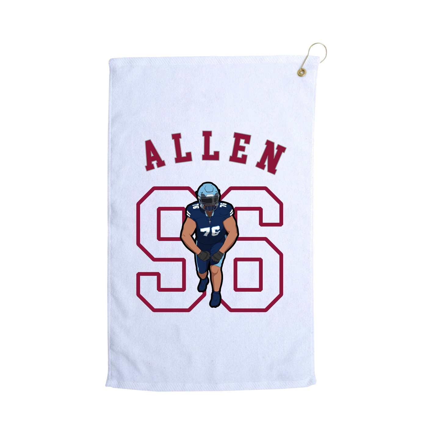 Golf Towel — Shirsey Arch in White