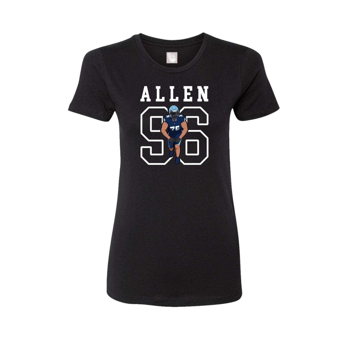 Fitted Women's Tee — Shirsey in Black