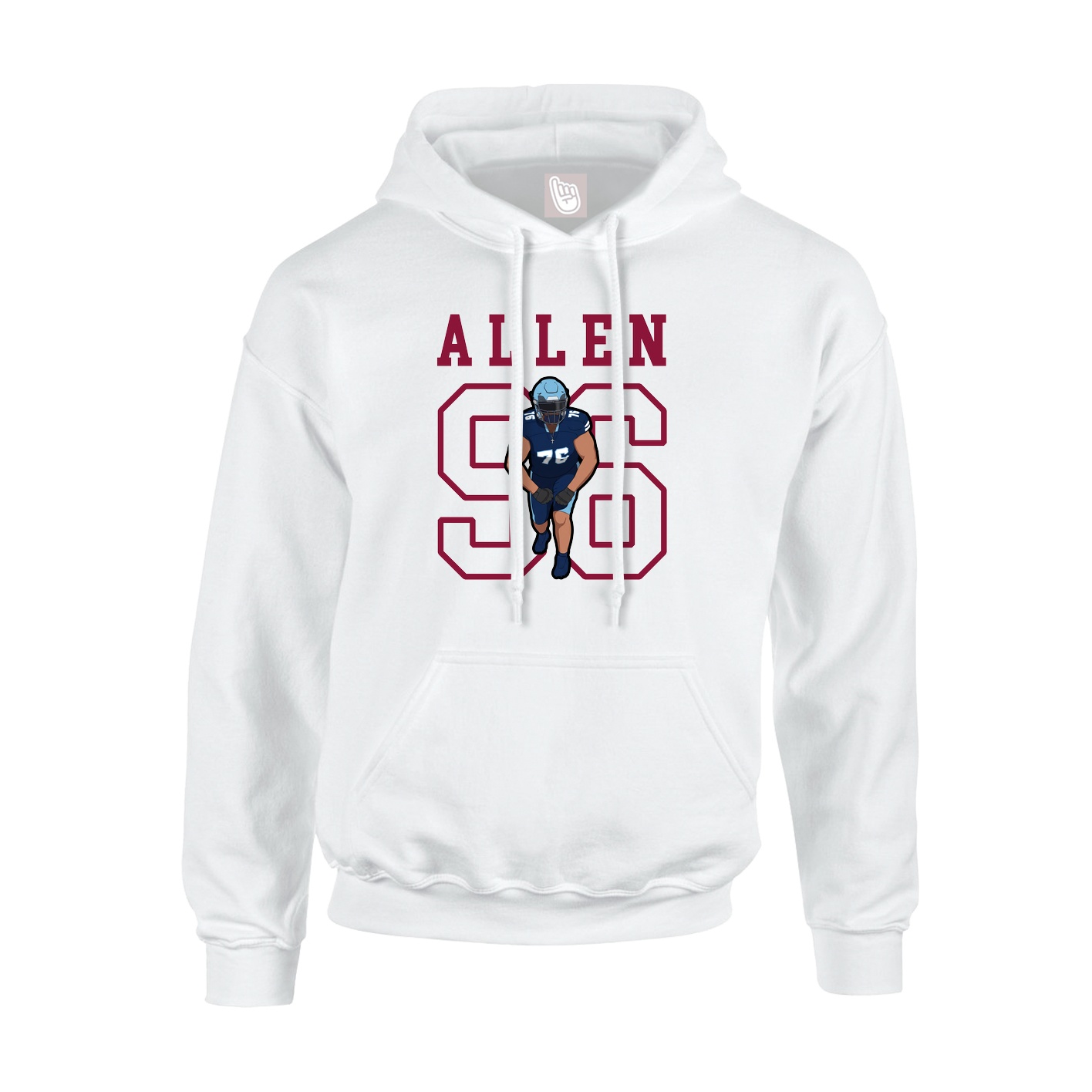 Youth Hoodie — Shirsey in White